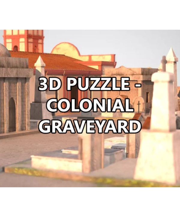 3D PUZZLE - Colonial Graveyard Steam Key GLOBAL